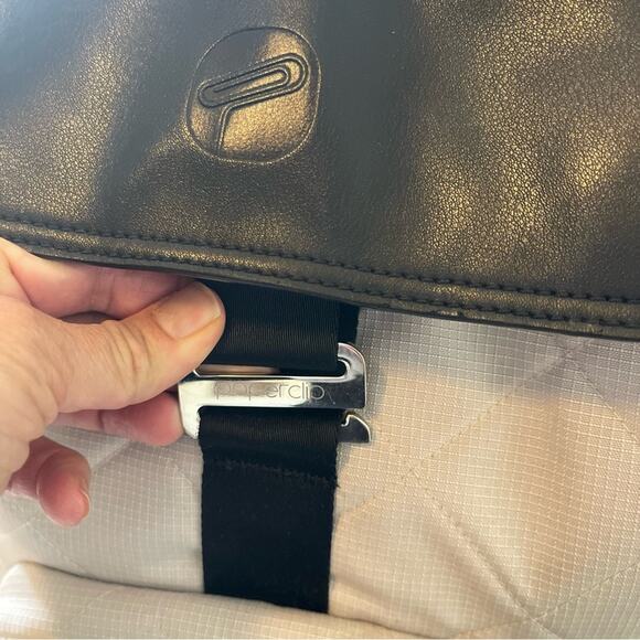 Paperclip Jojo Chic Changing Pad Bag Ivory/Black - Picture 8 of 12